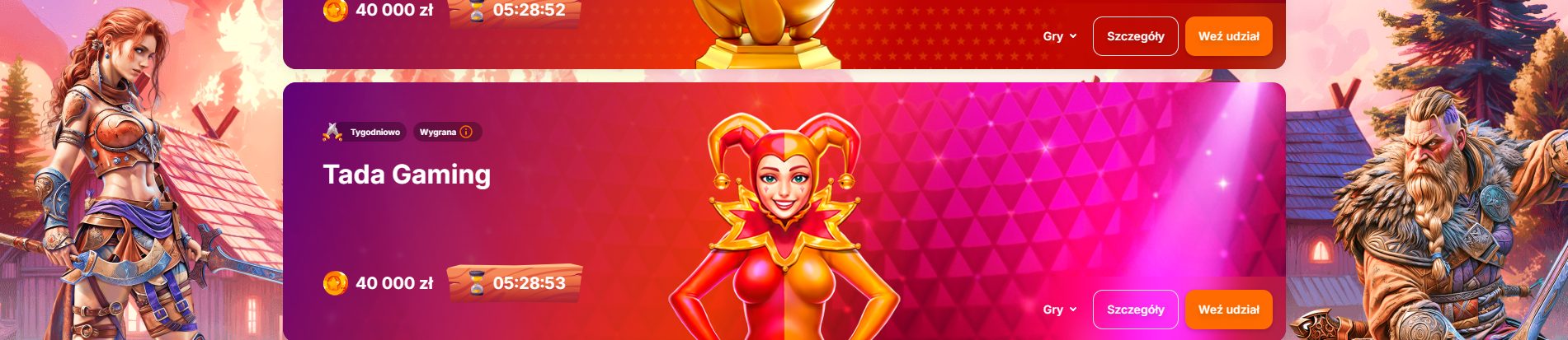 Turnieje kasynowe Hit'n'Spin